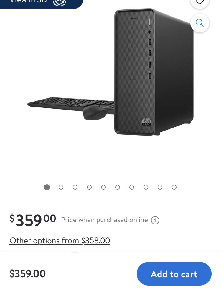 Hp Slim Desktop/Asus VA24e 23.8”w