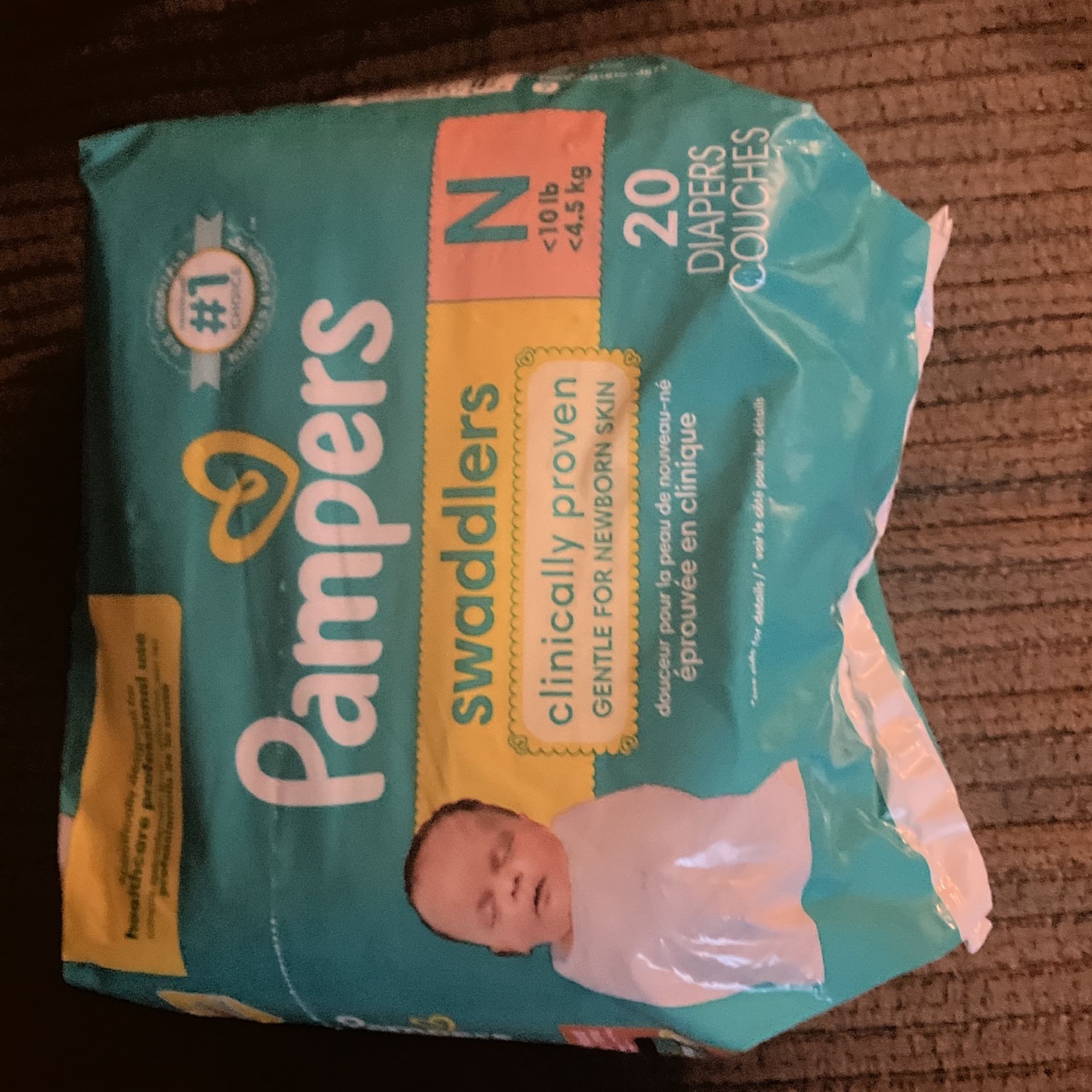 3 Packs Of New Born Diapers