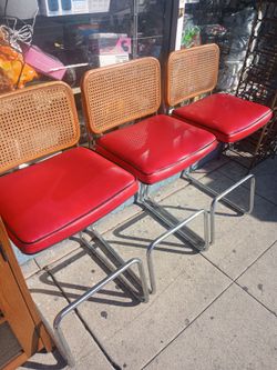 mid-century modern cantilever bar or counter stool $50 each
