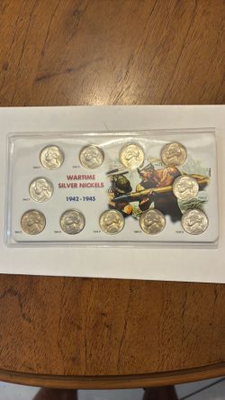WWII Silver 5 cents
