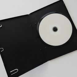 25 Black Single CD DVD Movie Case Storage Box 7mm

