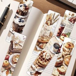 Brand New 30pcs Vintage Cafe & Dessert Themed Bookmarks