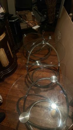 New glass tables