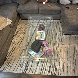 Glass Entry And Coffee Table 