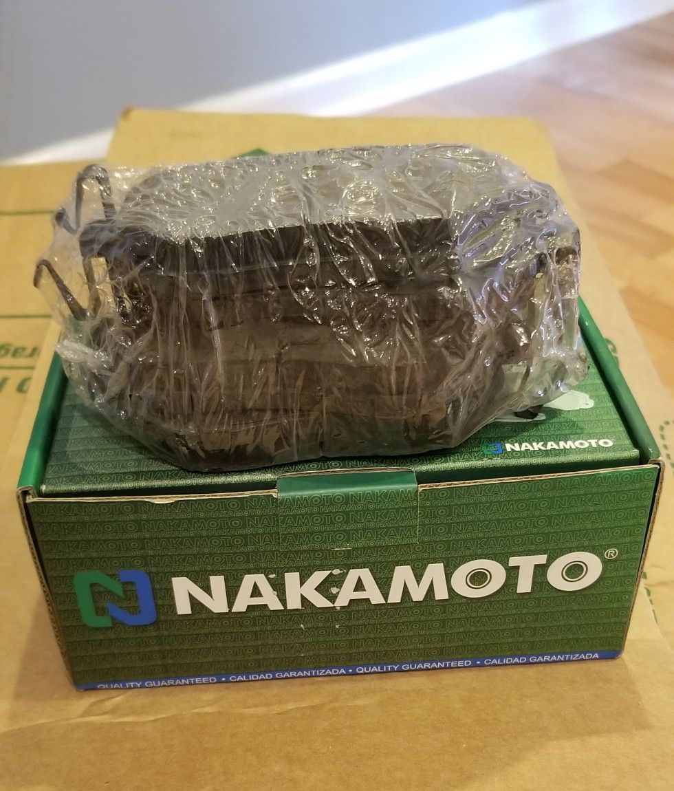 Ceramic front brake pads