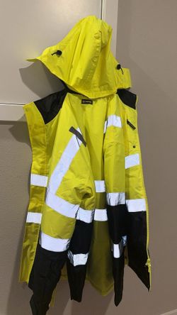 OccuNomix Insulated Cold Weather Parka - Yellow/Black - Type R ANSI Class 3 - LUX-TJCW