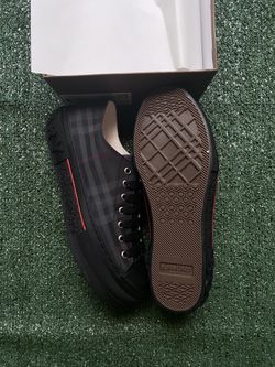 Black Burberry Converse