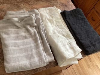 3 good quality shower curtains