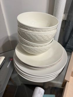 White Plates and Bowls