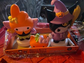 Halloween hello kitty Kuromi decor