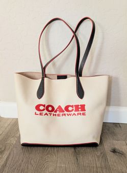 Coach Leather Tote Bag