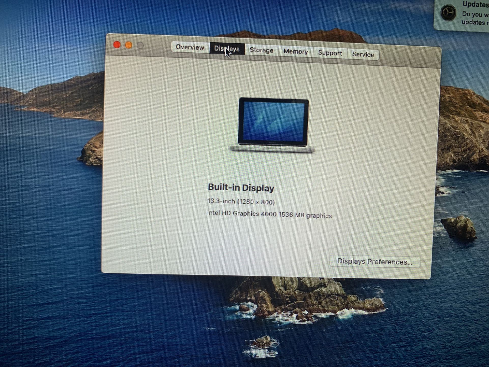 Apple MacBook Pro 13” 2012 macOS Catalina 8GB Memory!