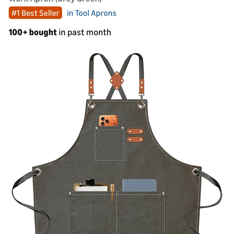 Chef’s Industrial Look Apron 1900