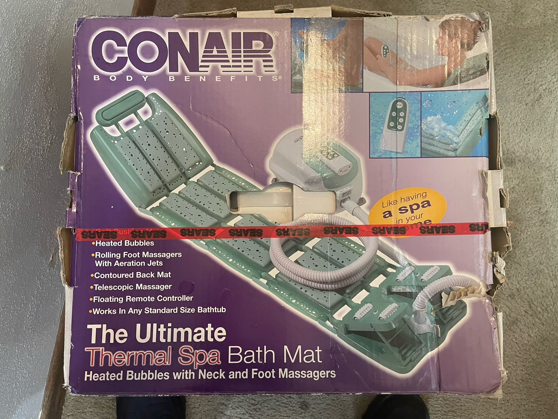 Conair Body Benefits Ultimate Thermal Spa Bath Mat