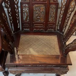 100 +Years Old  Japanese Meiji Sitting chairs