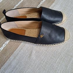 Ralph Lauren  Black Espadrille.
