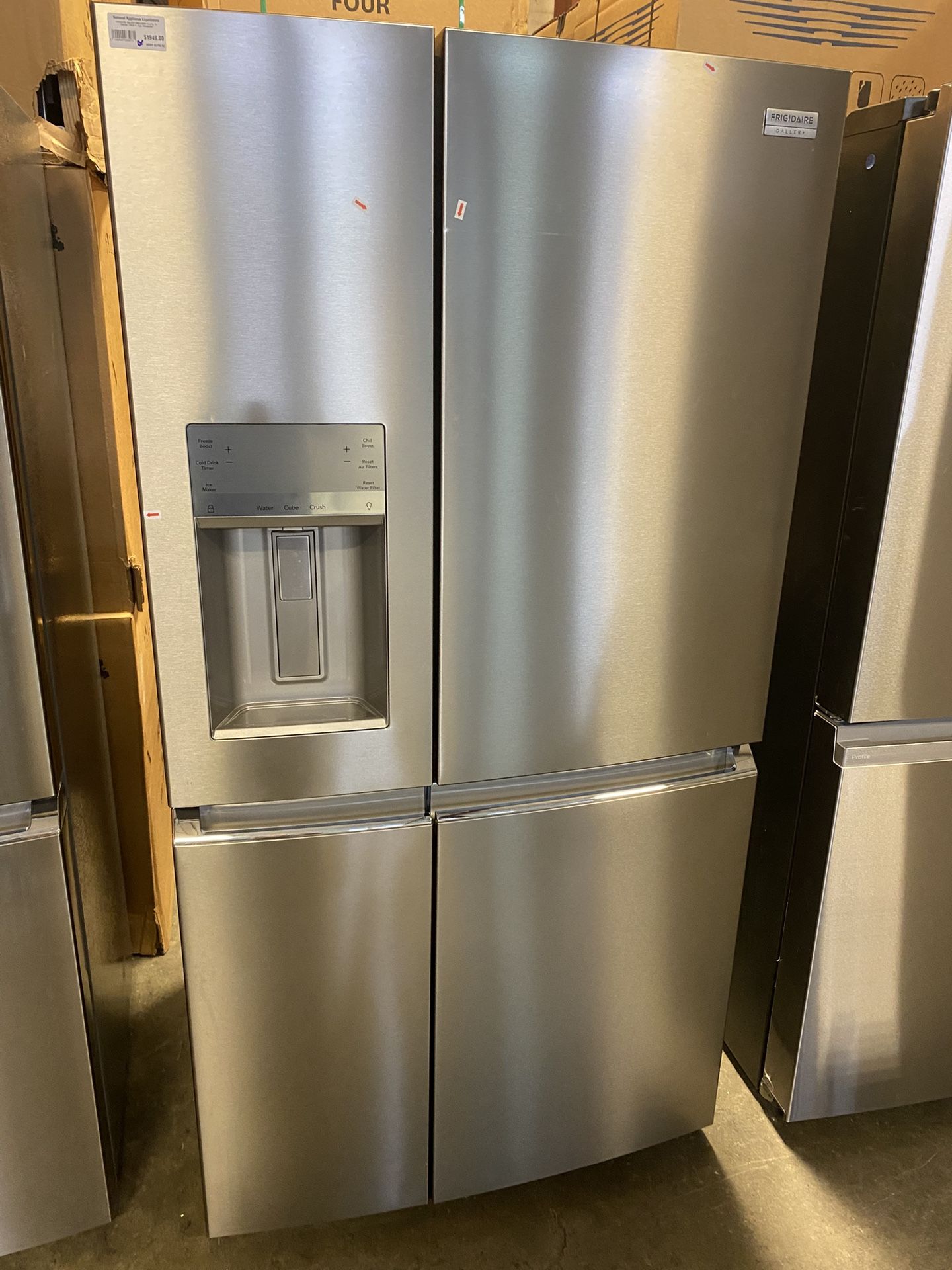 Frigidaire  GRQC2255BF 36 Inch Counter-Depth 4-Door French Door Refrigerator