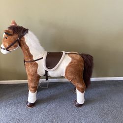 Plush Kiddie Horse w/sound Effects