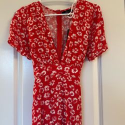 Red Sundress From Lulus - Tags Still Attached