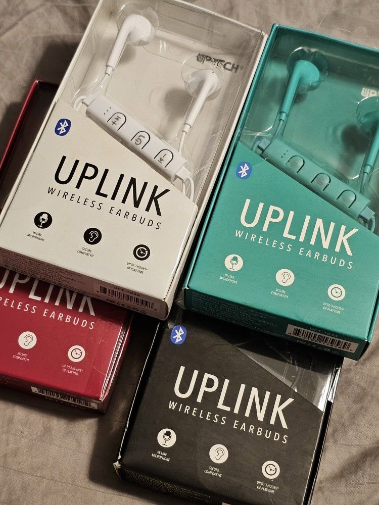 UPLINK Bluetooth Earbuds *Sealed New*