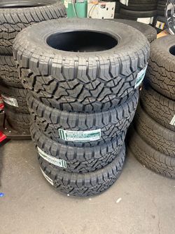 LT 33x12.50x17 RT TIRES ROCKLAND $700 CASH OUT THE DOOR All Terrain Tires installed (4) New