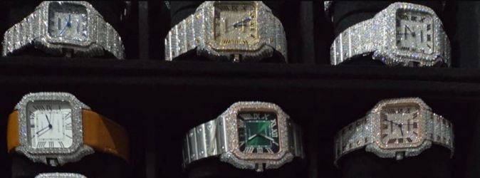 Moissanite Watches (FULL CASE)
