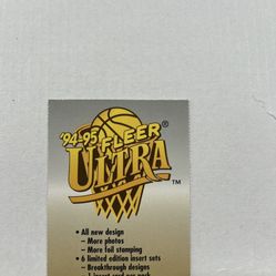 1994-95 Fleer Ultra basketball card