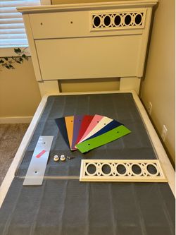 Bedroom Set – Bed Frame + Dresser (with Box Spring & Optional Mattress)