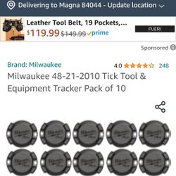 Milwaukee Tool Ticks (GPS)