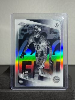 Luis DÃaz Topps Chrome UEFA Champions League Card