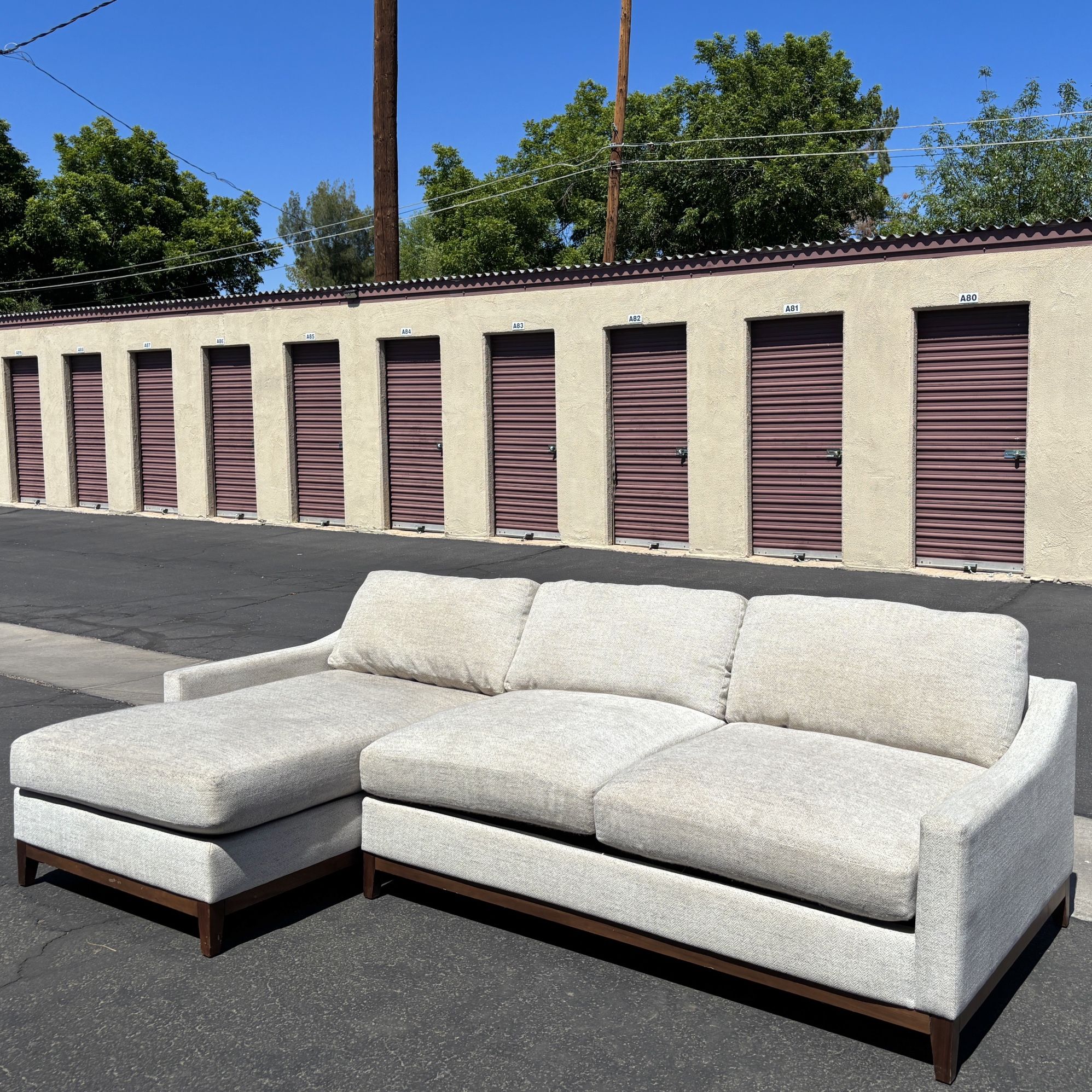Living Spaces Sectional (Free Delivery)