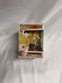 Funko Pop Dragon Ball Z Super Saiyan Goku With Energy 865 New DBZ