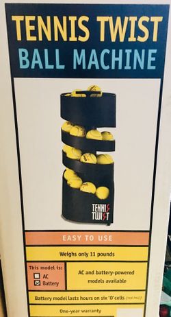 Tennis Twist Ball Machine $225