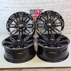 22" Ballistic Wheels Rims Fits Tundra Silverado F150 6x139.7/6x135