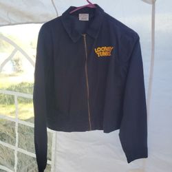 Looney  Tunes Dark Blue  Jacket  Size  L I ASK $35.00