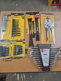 Titan Tool Set Lot w/ Sure Bilt Wrench Set