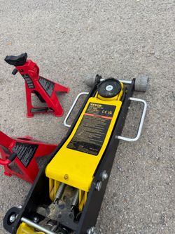VEVOR 3 Ton Hydraulic Floor Jack with Jack Stands