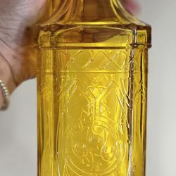 Vintage Himark Yellow Decanter