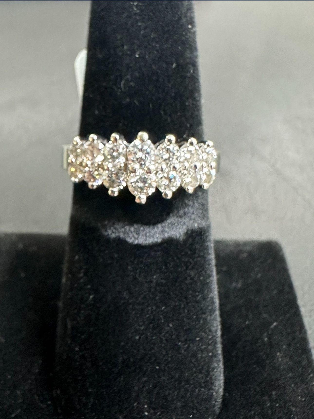 14K Diamond Ring Size 7 