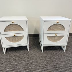 Brand New Night Stand/ End Table (  Wood & Steel )