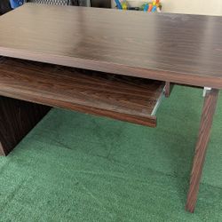 Simple Computer Desk, 47 L X 24 W X 31 H inch Vintage Office Desk Computer Table, Study Writing Study Desk Workstation for Home Office $75