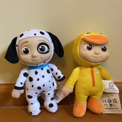 Cocomelon JJ Duckie or Puppy 8" Plush