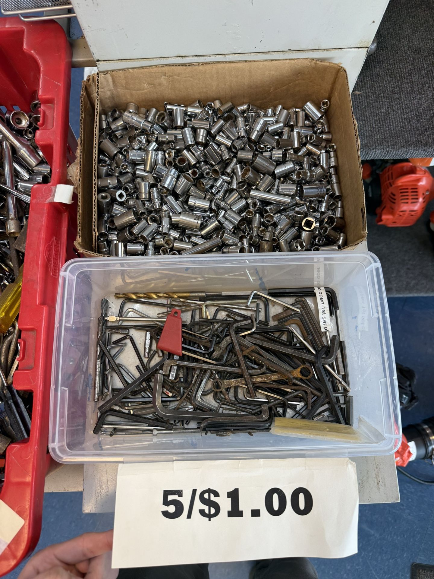 Miscellaneous Allen Wrenches And Sockets 5 For $1