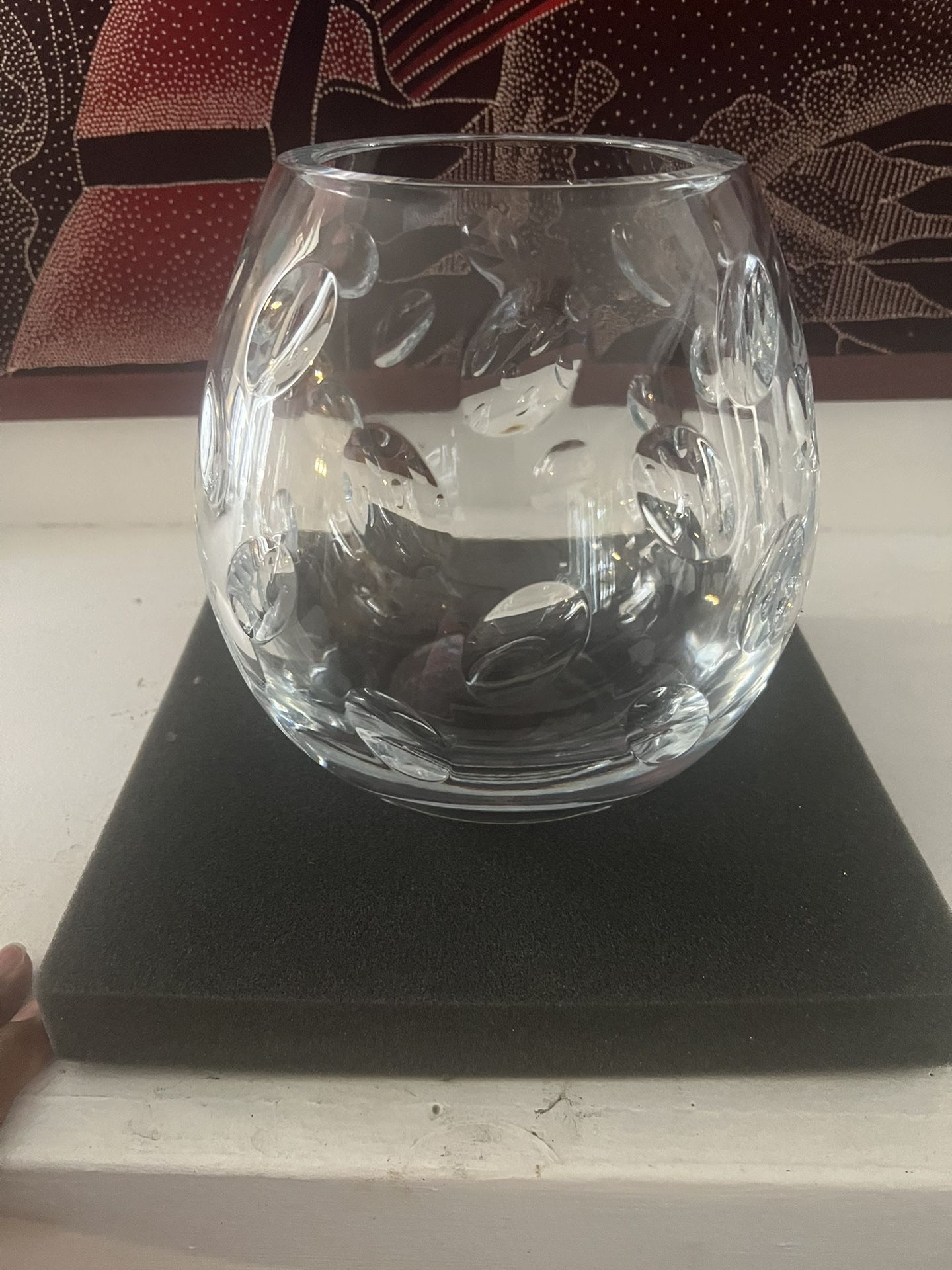 CHRISTOFLE CRYSTAL VASE