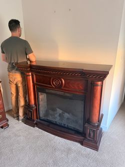 Free Beautiful electric fireplace