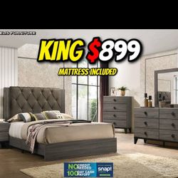 4pcs Kingwood Set With Ortho Matres!!