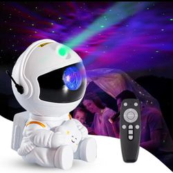 Galaxy Star Astronaut Projector LED Night Light Starry Sky Porjectors Lamp Decoration Bedroom Room 