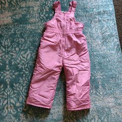 Size 4 T Girls Snow Bib Pants