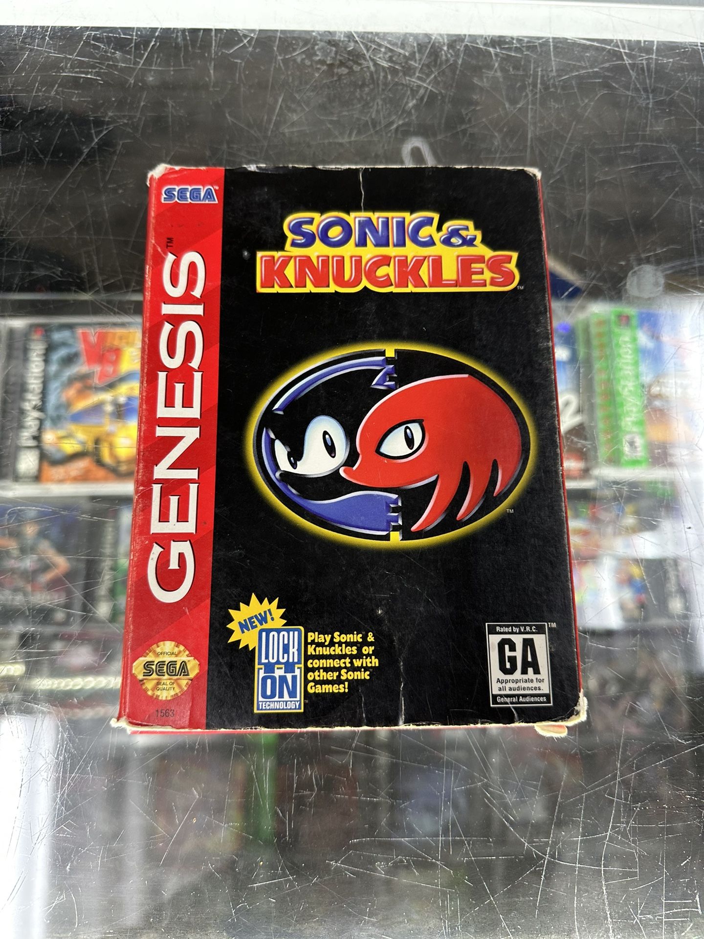 Sonic And Knuckles Genesis Box