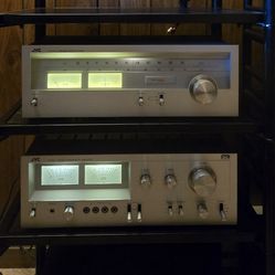 Vintage JVC JA-S22 Integrated Amplifier & JT-V22 Stereo Tuner 